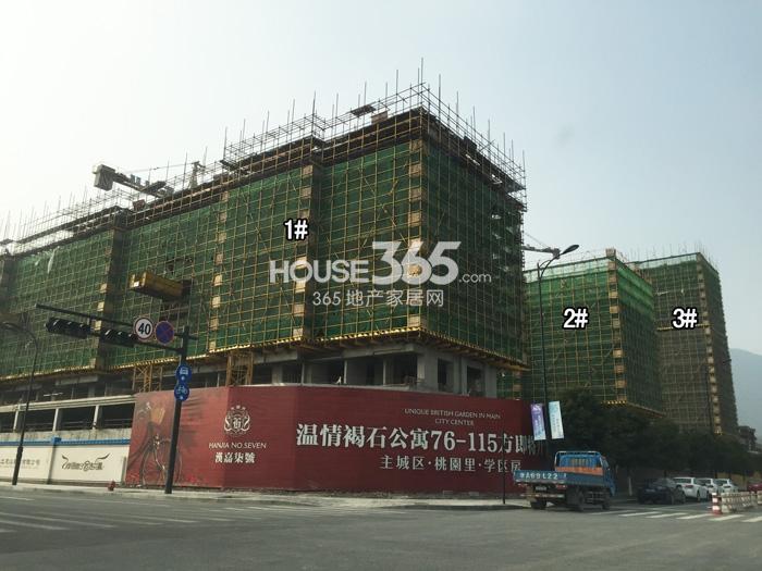汉嘉柒号1、2、3号楼进度实景图 （2015年1月摄） 