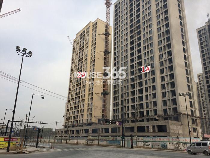 保亿风景晨园1、2号楼施工进程图（2015.2）