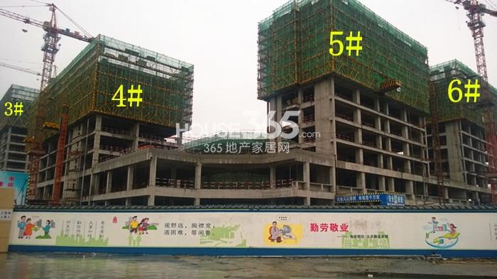 萧山宝龙城市广场3、4、5、6号楼实景图 2015年2月摄