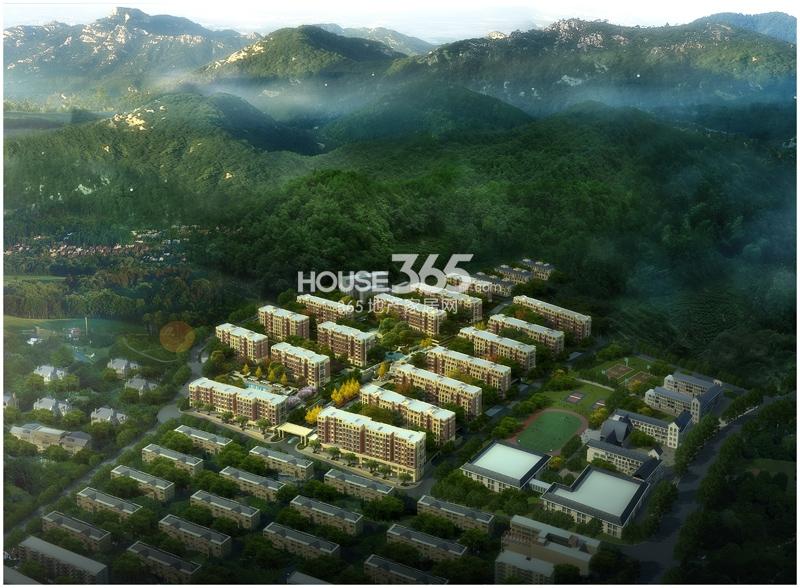 坤和求是里项目整体鸟瞰图