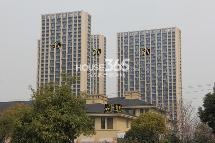 2015年3月底中天官河锦庭项目实景--高层及别墅