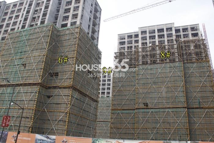 中大普升6、8、9号楼施工进度实景图 2015年4月摄