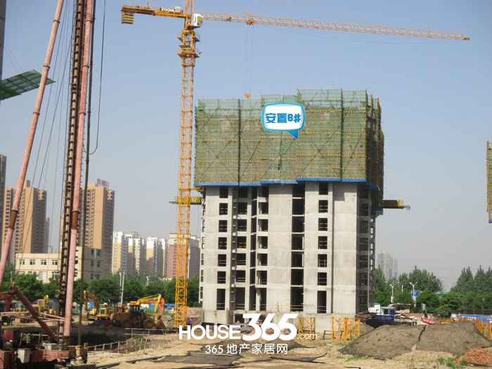 莱安城安置6#楼施工进度（2015.5.13）