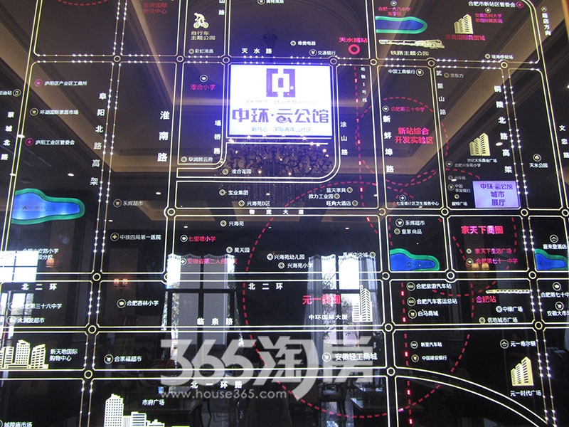 中环云公馆售楼部地图（2015.10.22）