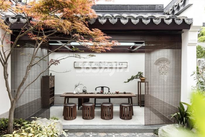 绿城江南里实景园区--庭院空间（户型建筑面积260方）