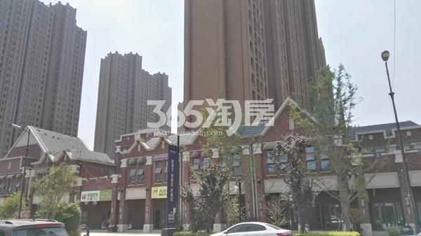 雨润新城小区高层及商业街实景图（6.6）