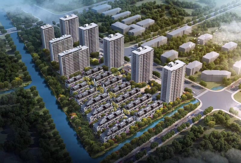 荣安柳岸闻莺鸟瞰图
