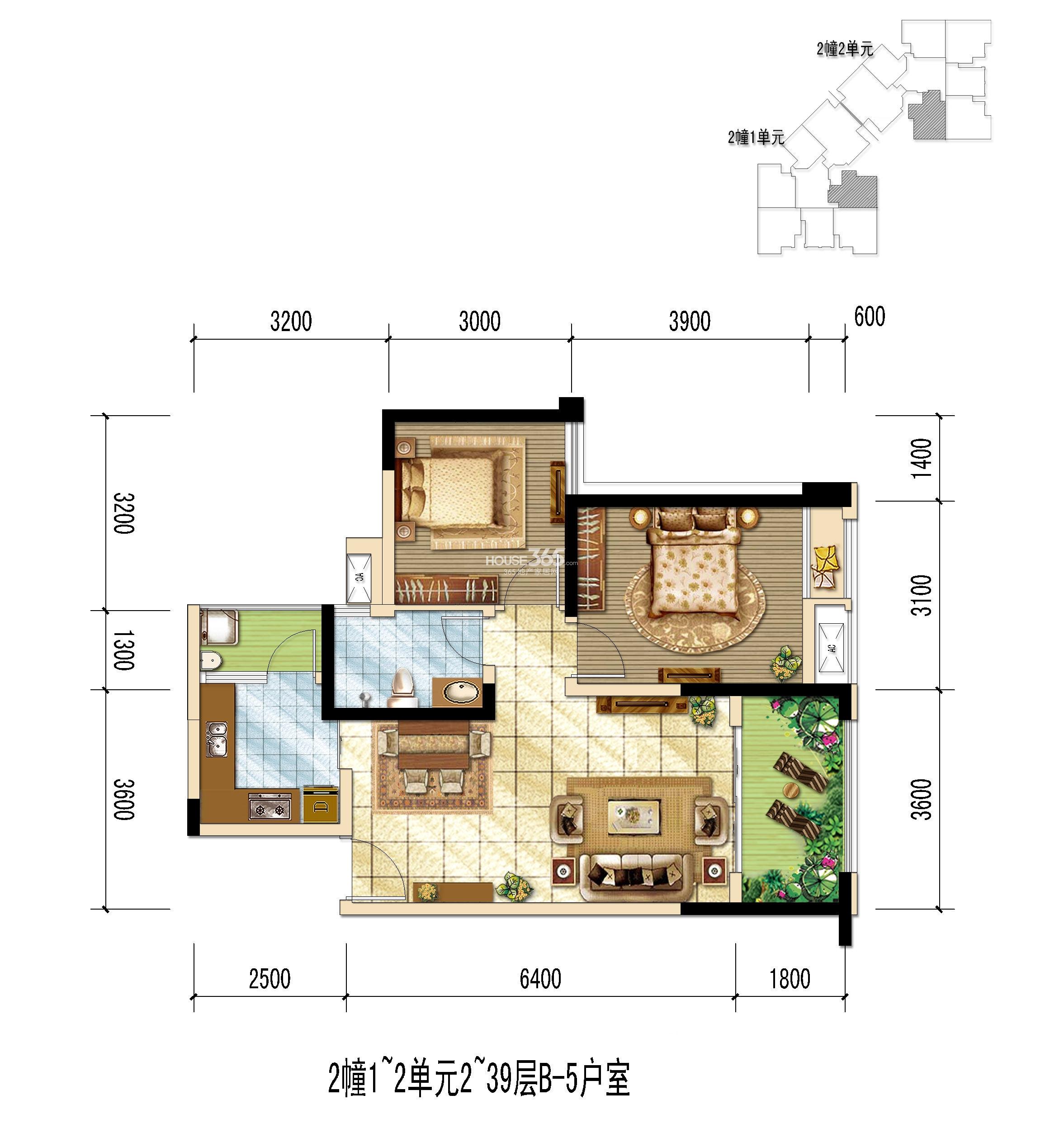 成都高盛公馆户型图图片